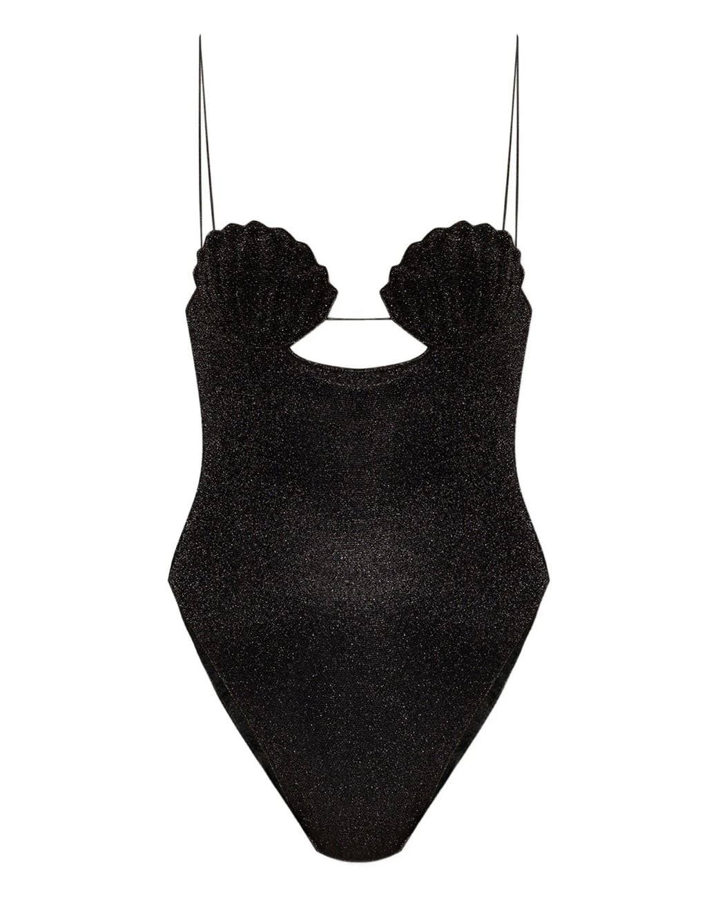 Oséree Lumiere Shell Maillot in Black | Lyst