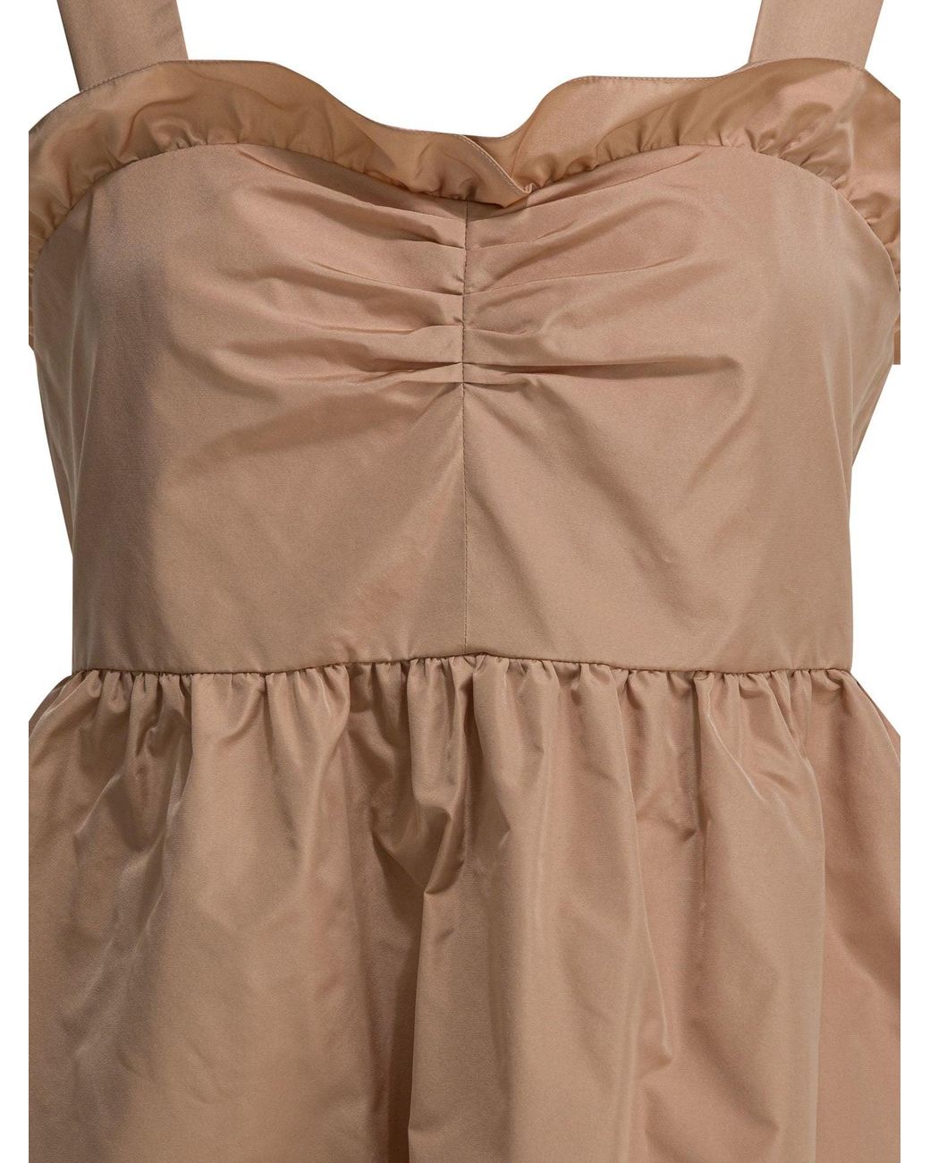 Chloé Brown Balloon Dress