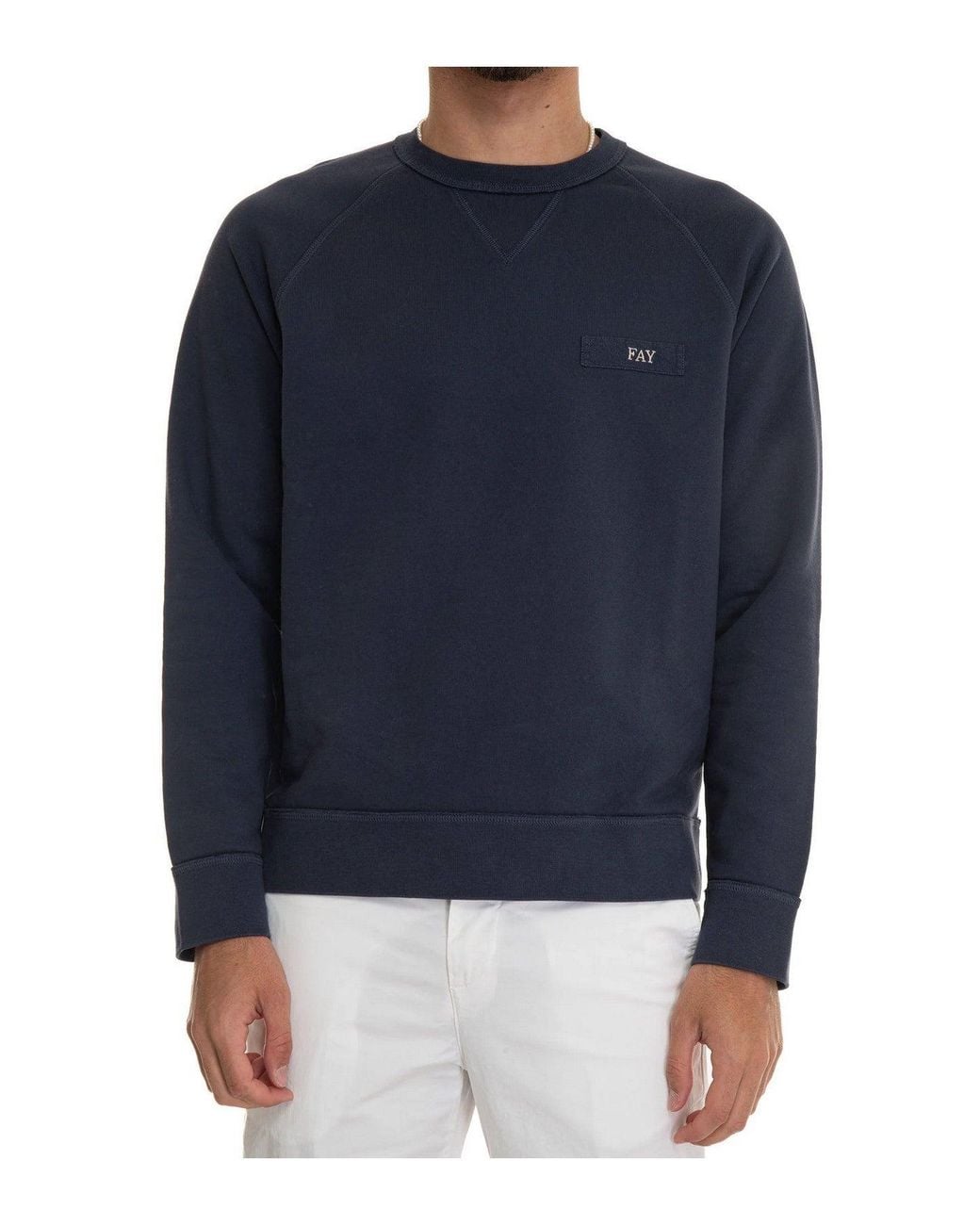 Fay Blue Sweaters for men