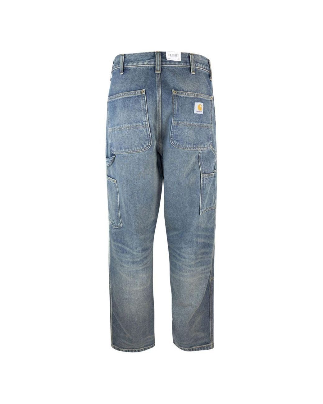 Carhartt Blue Double Knee Denim Jeans