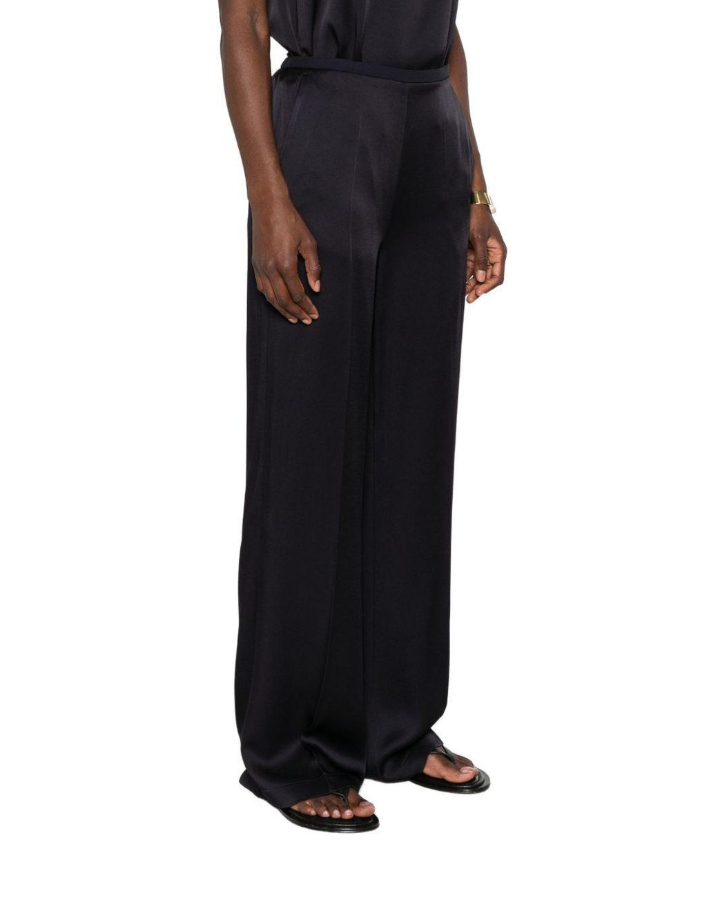 Forte_forte Blue High-Waisted Trousers