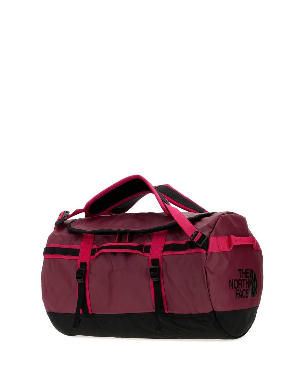 The North Face Purple Fuchsia Fabric Duffel Base Camp S Travel Bag