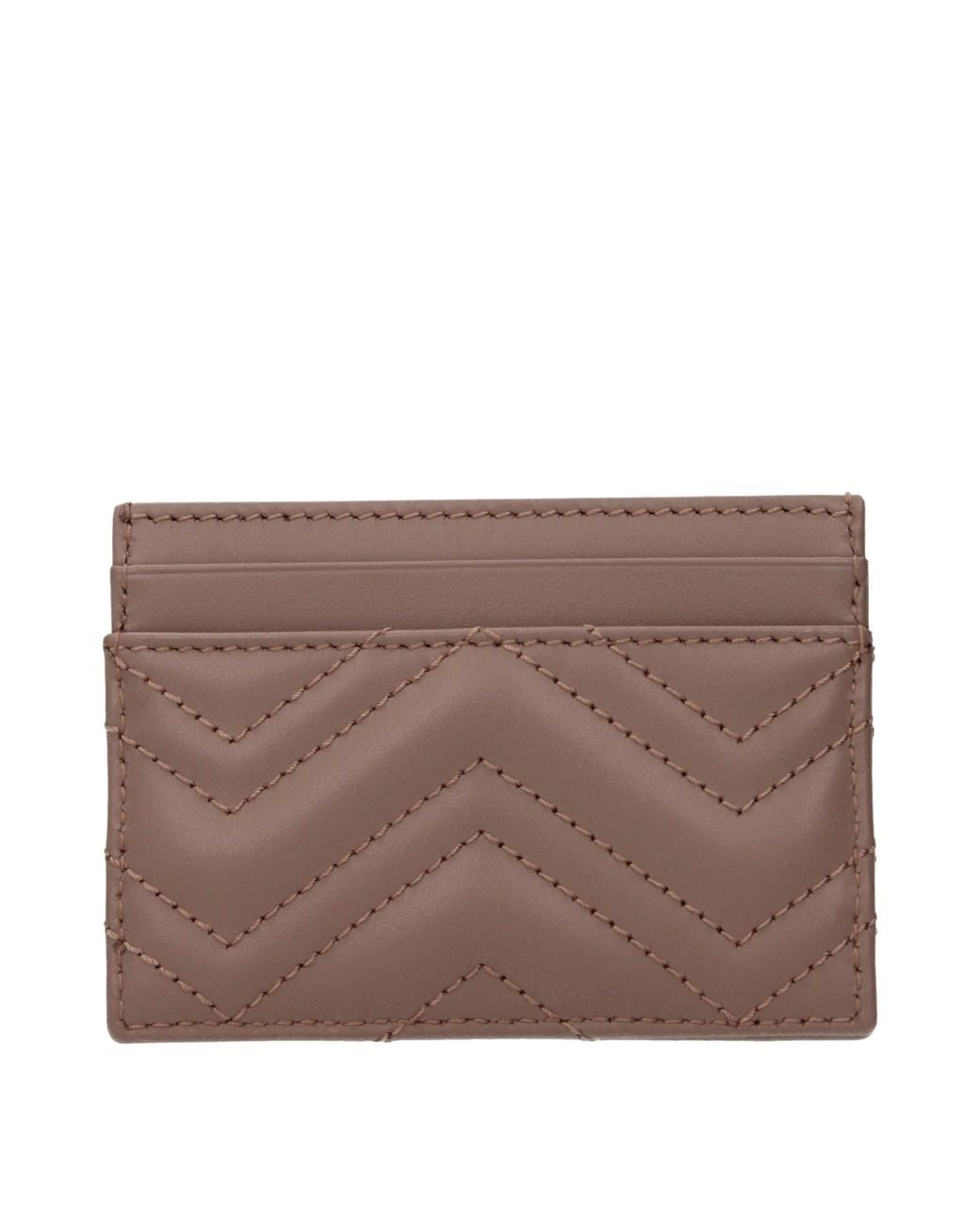 Gucci Brown Leather Document Holder/Nude