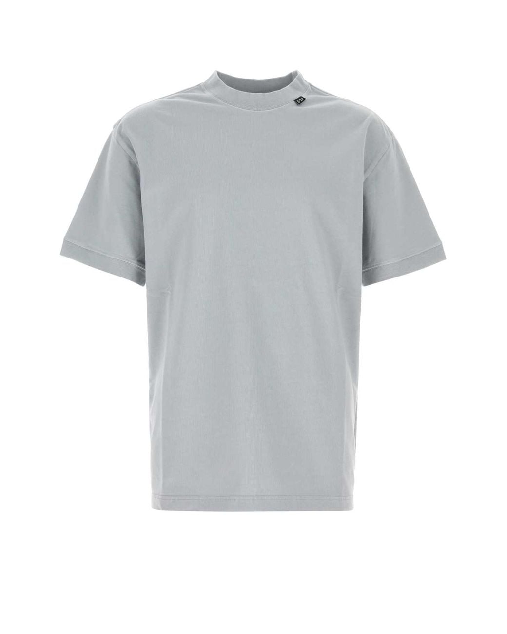 Prada Gray Powder Cotton T-Shirt