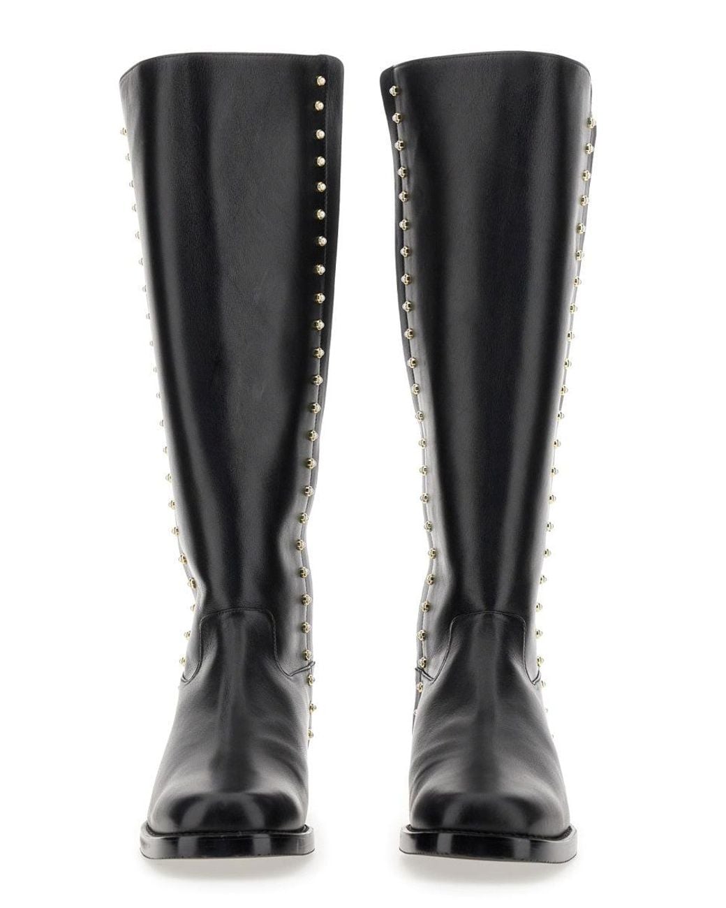 Stuart Weitzman Black Boot Pearl Riding for men