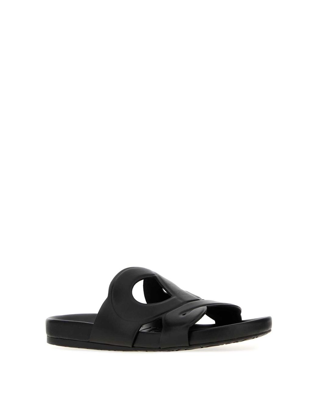 Loewe Black Leather Paula S Ibiza Ease Monogram Slippers