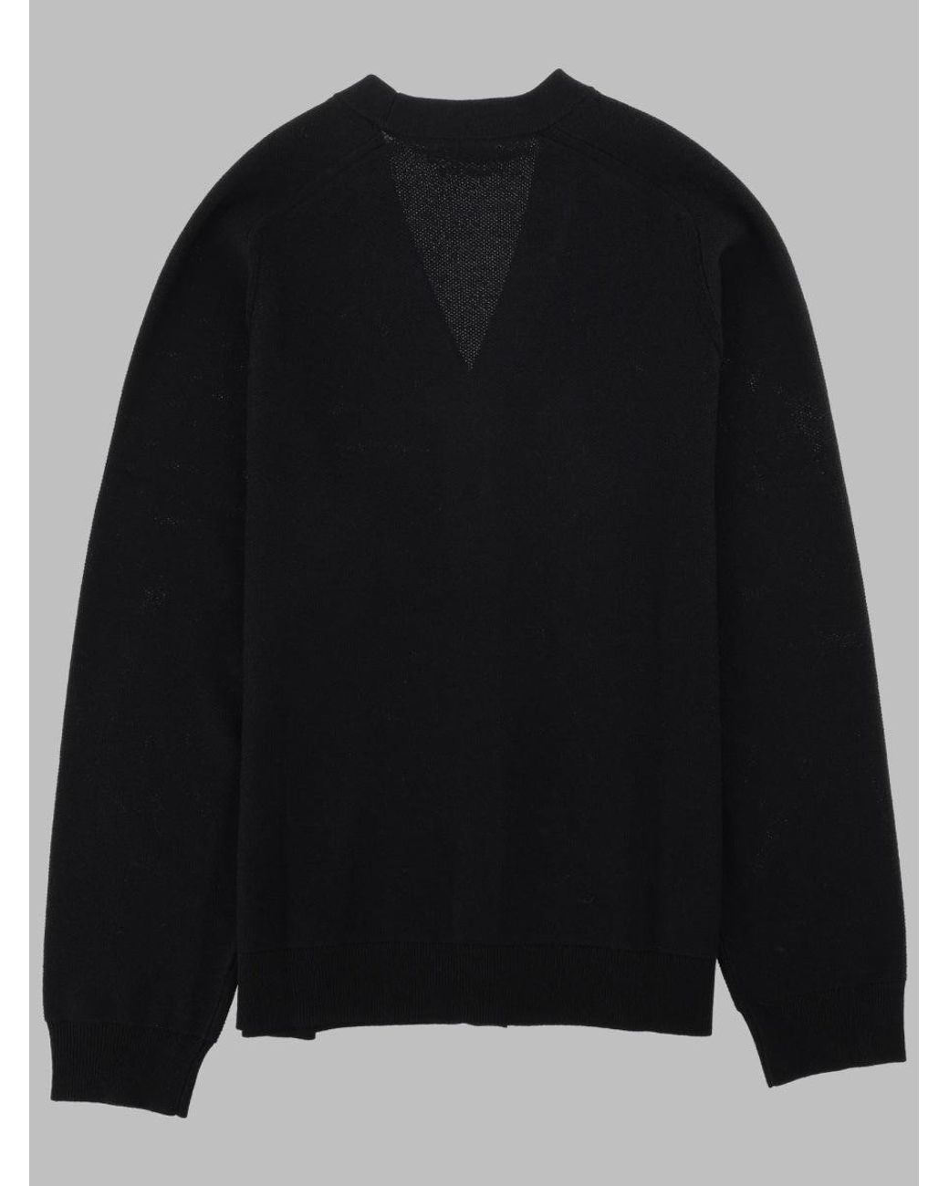Paul Smith Black Cardigan Merino Wool Jumpers for men