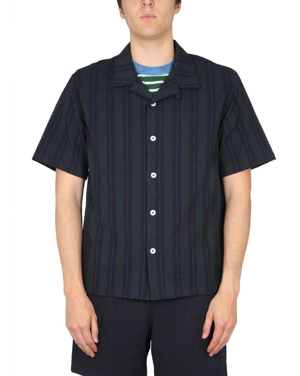 Howlin' By Morrison Black Cotton Shirt for men