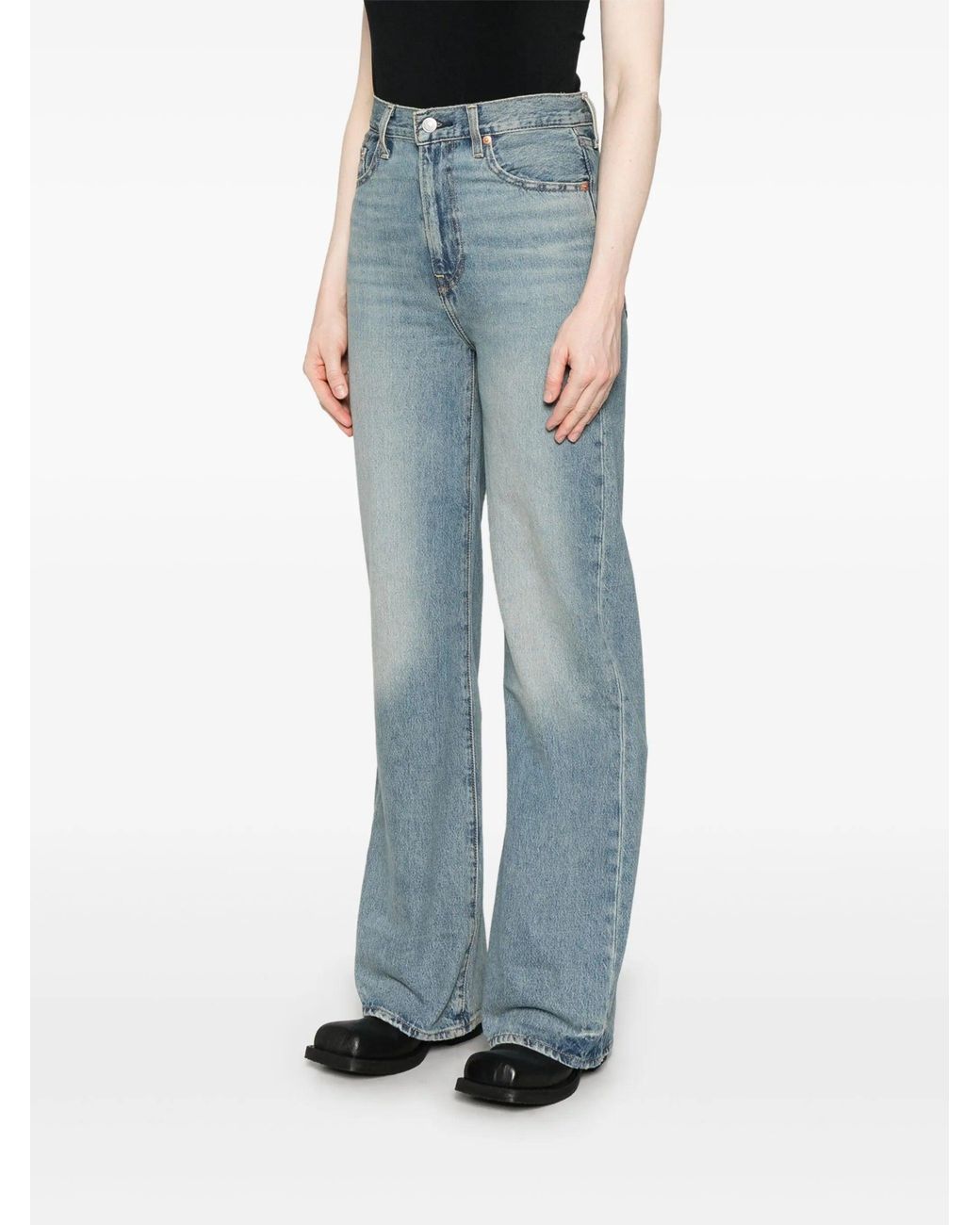 Jean Ribcage Levi's en coloris Blue