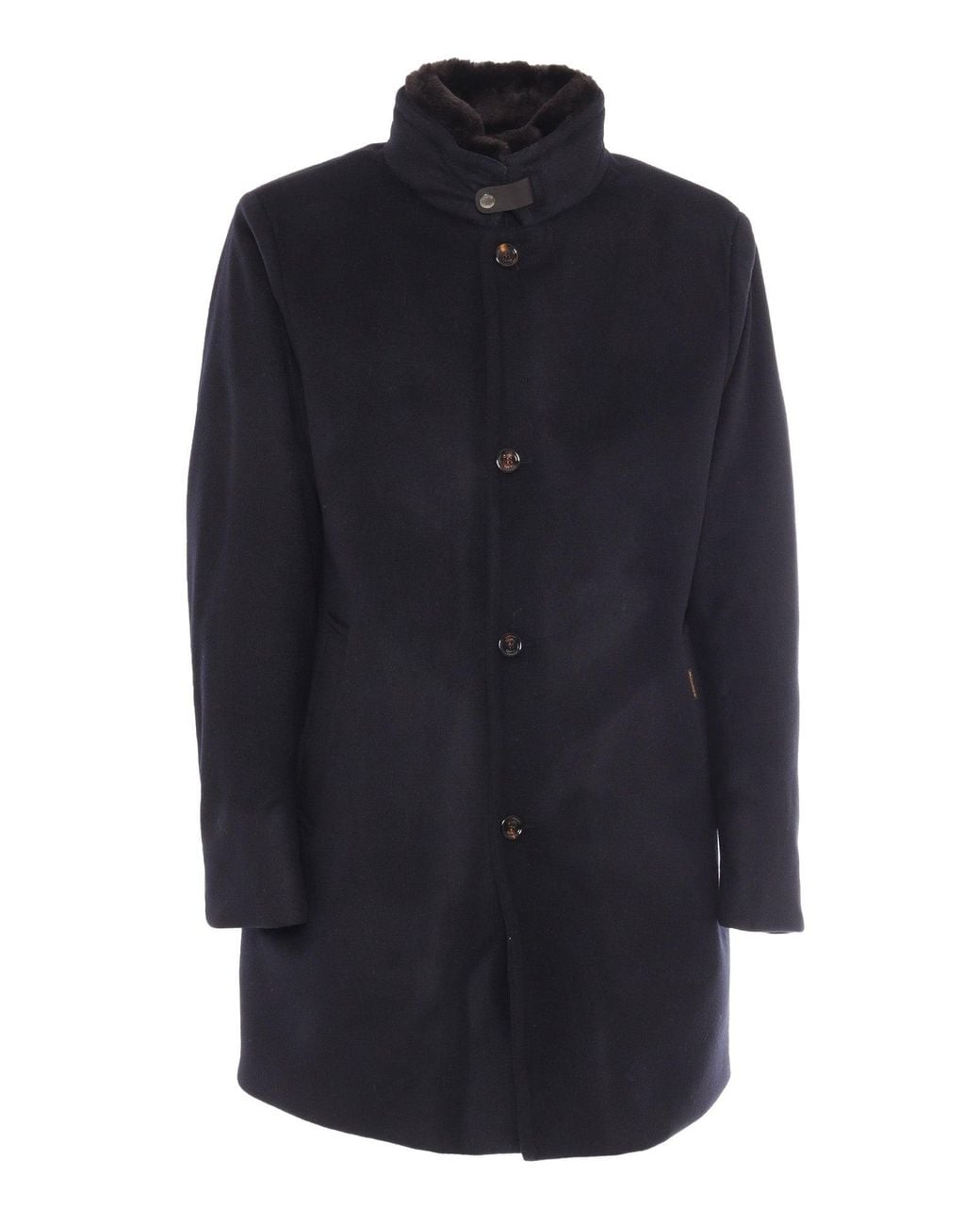Moorer Blue Bond Fur Le Jacket