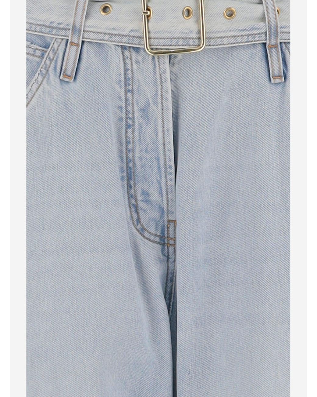 DARKPARK Blue Light Cotton Jeans