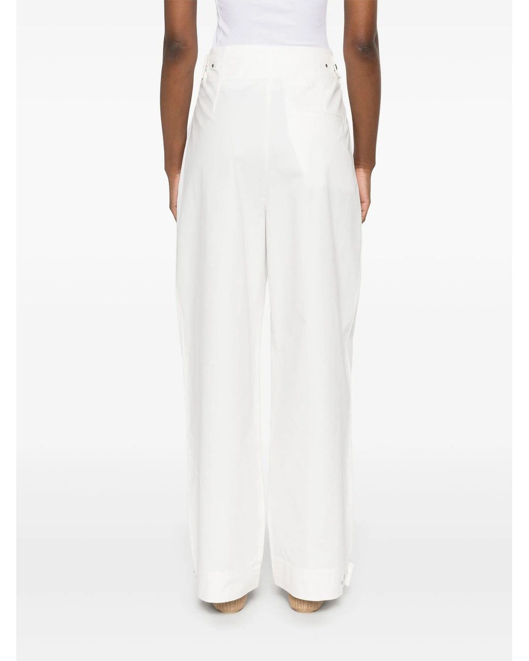Antik Batik Winna Straight Broek in het White
