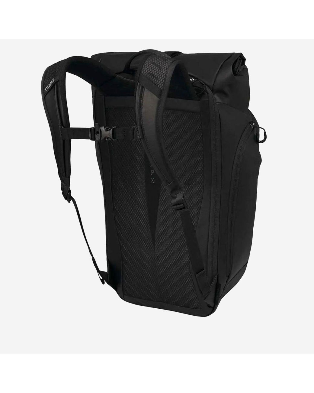 Osprey Black Transporter Roll Top Backpack for men