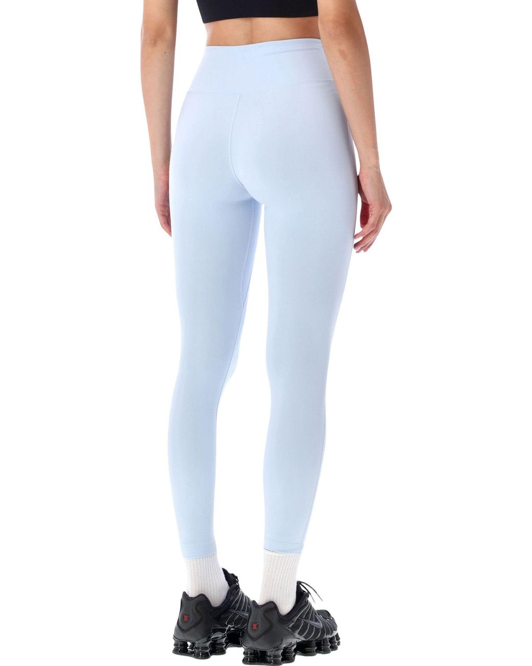 Nike Blue High-Waisted 7/8 Leggings