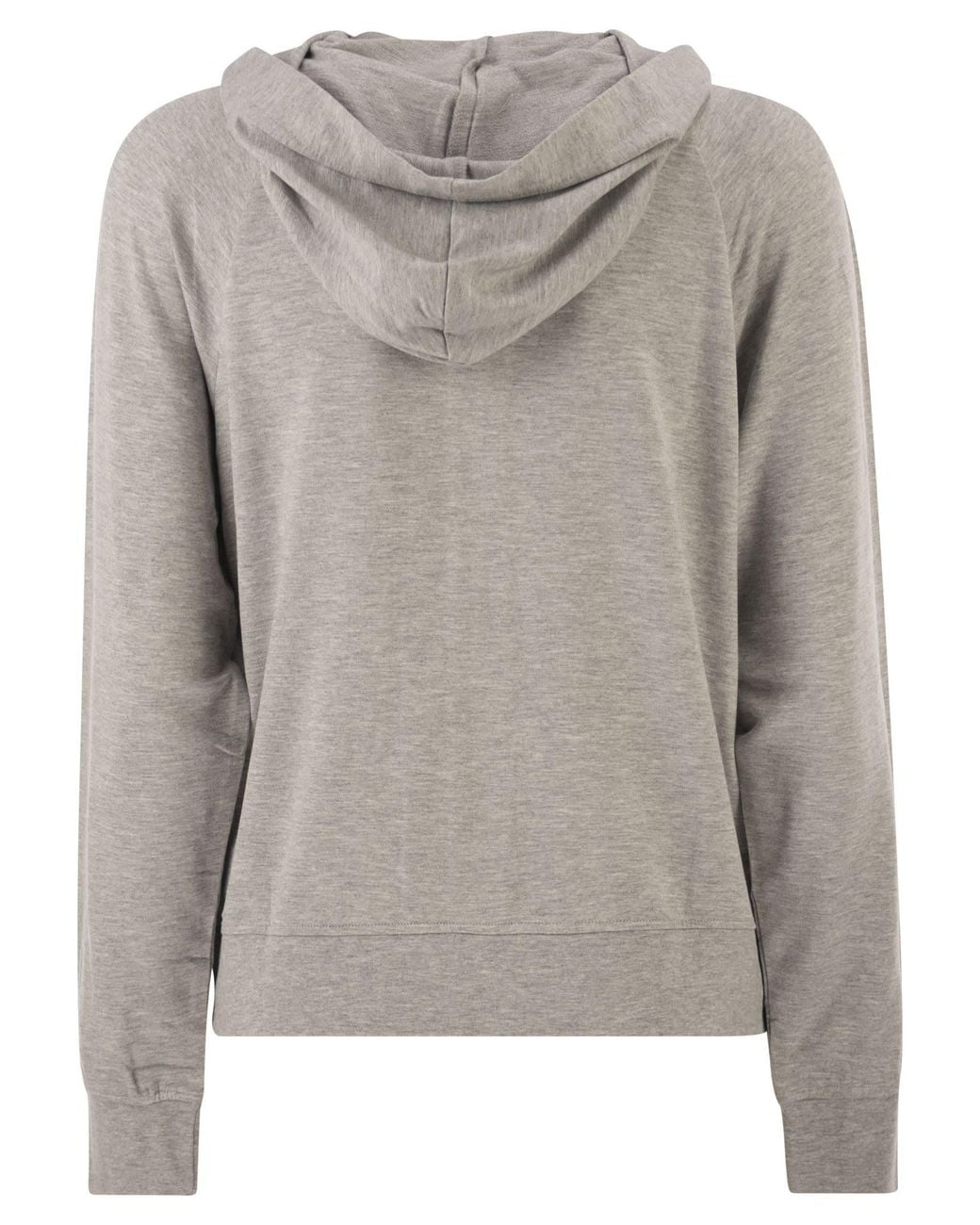 Majestic Gray Hooded Zip Up Sweatshirt