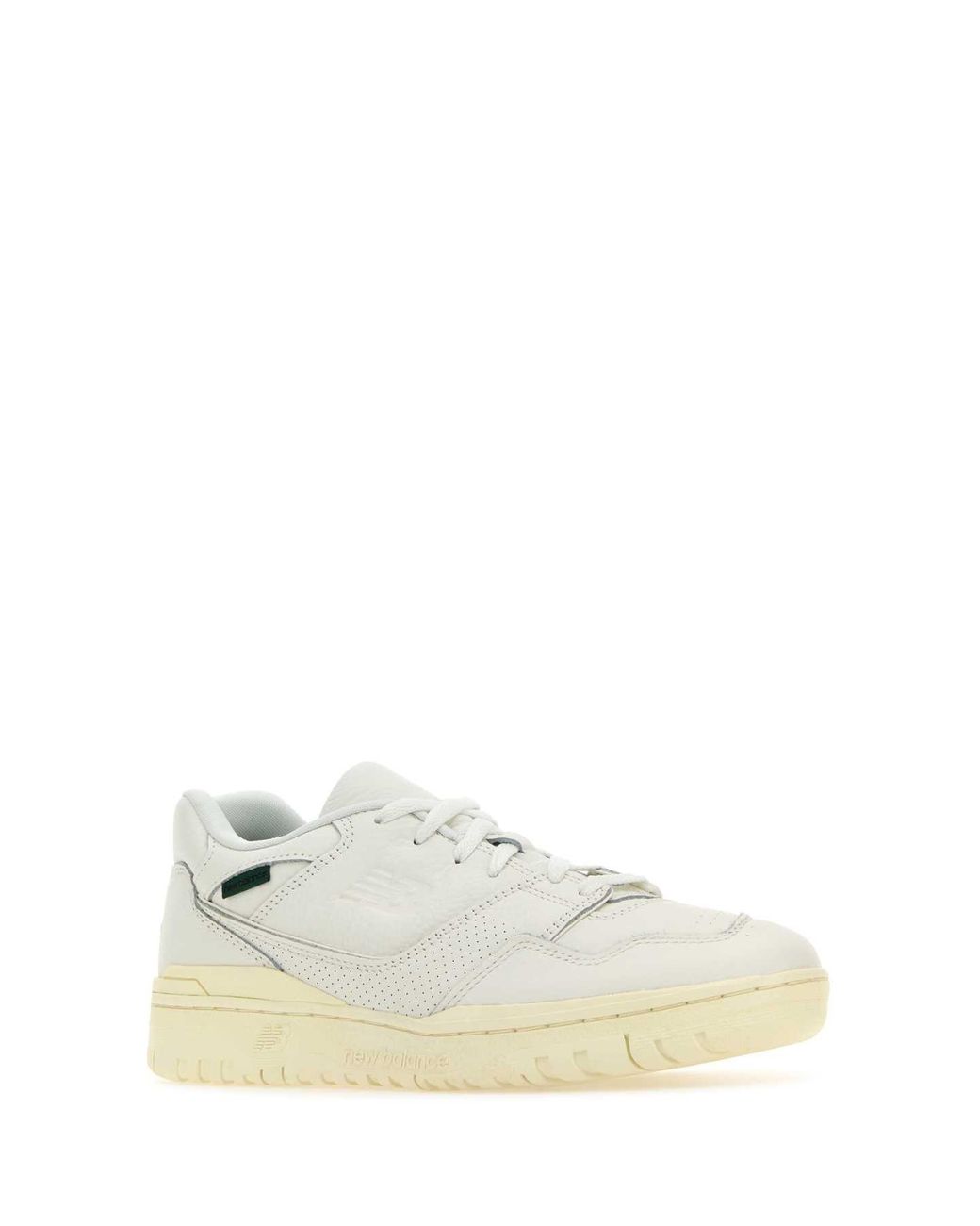 New Balance White Leather 550 Sneakers for men