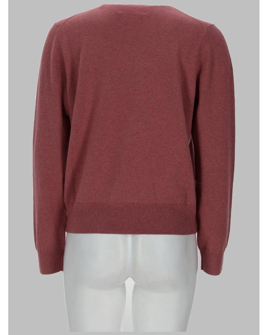 Isabel Marant Red Wool Blend Crewneck Sweater