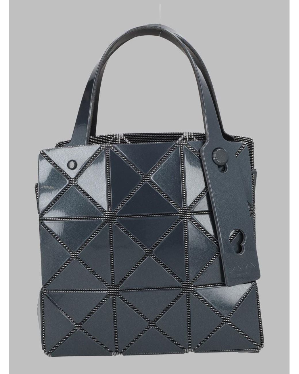Issey Miyake Gray Bao Bao-Style Mini Polyester Bag