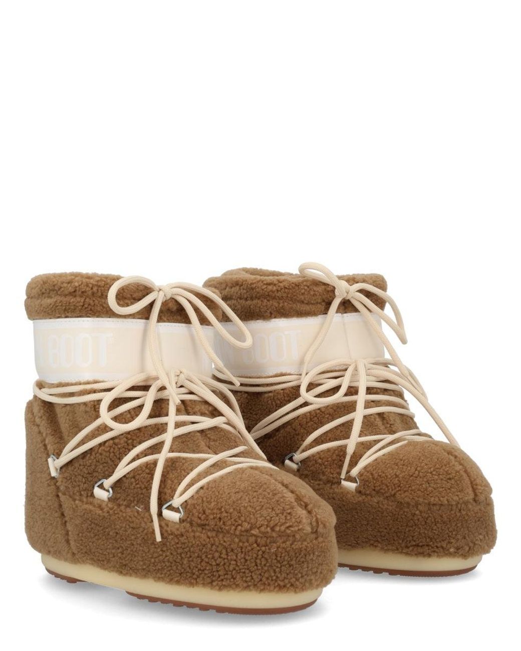 Moon Boot Brown "Icon Low Fleece" Boot for men