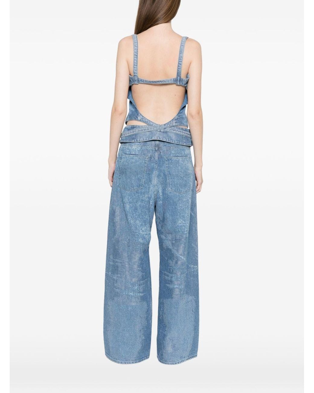 DIESEL Blue Denim Tank Top