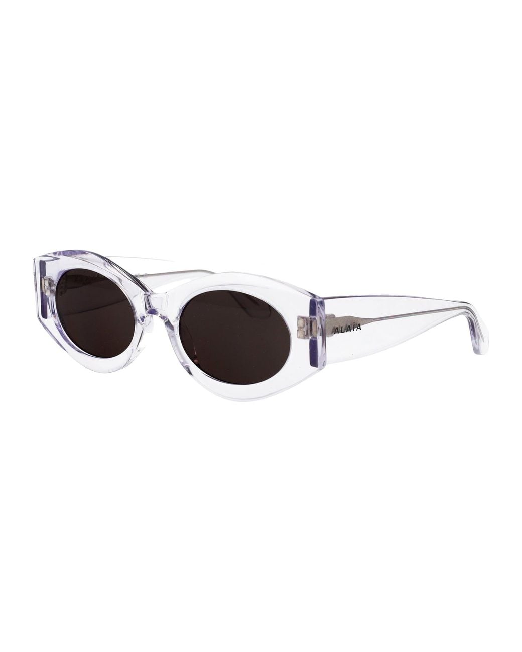Alaïa Black Alaia Crystal-Crystal- Acetate Sunglasses