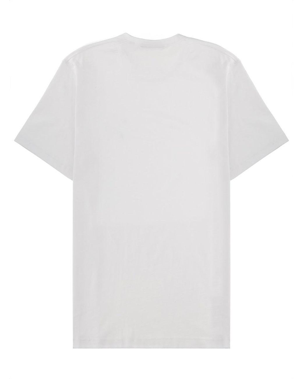 Belstaff White Tshirt Con Patch Logo for men