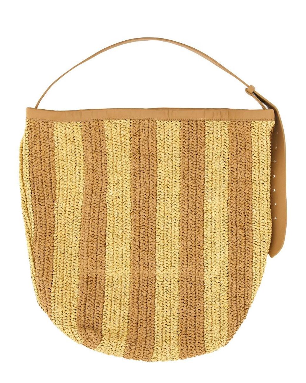 Alysi Metallic Straw Bag