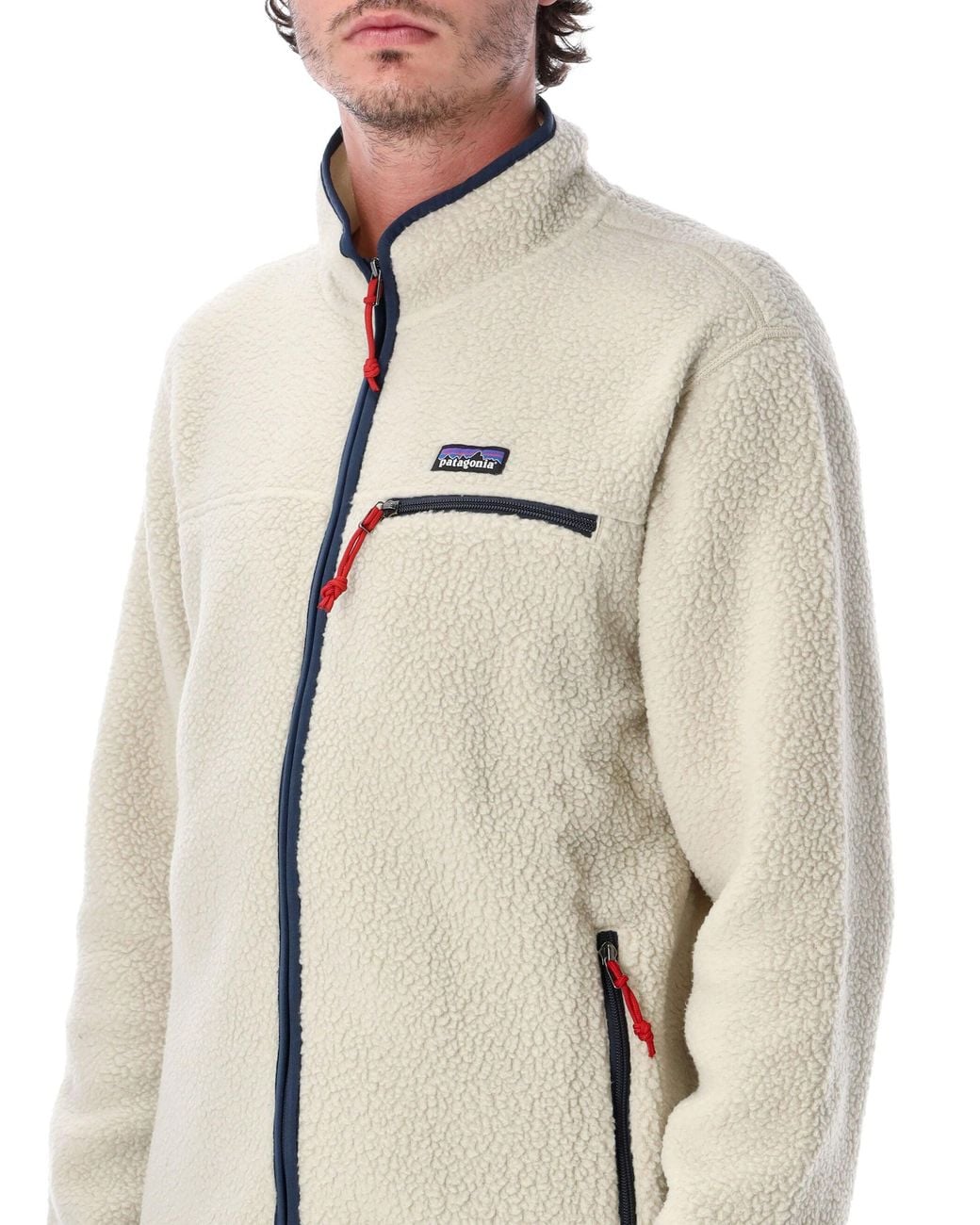 Patagonia Natural Retro Pile Recycled Fleece Full-Zip Jacket For for men