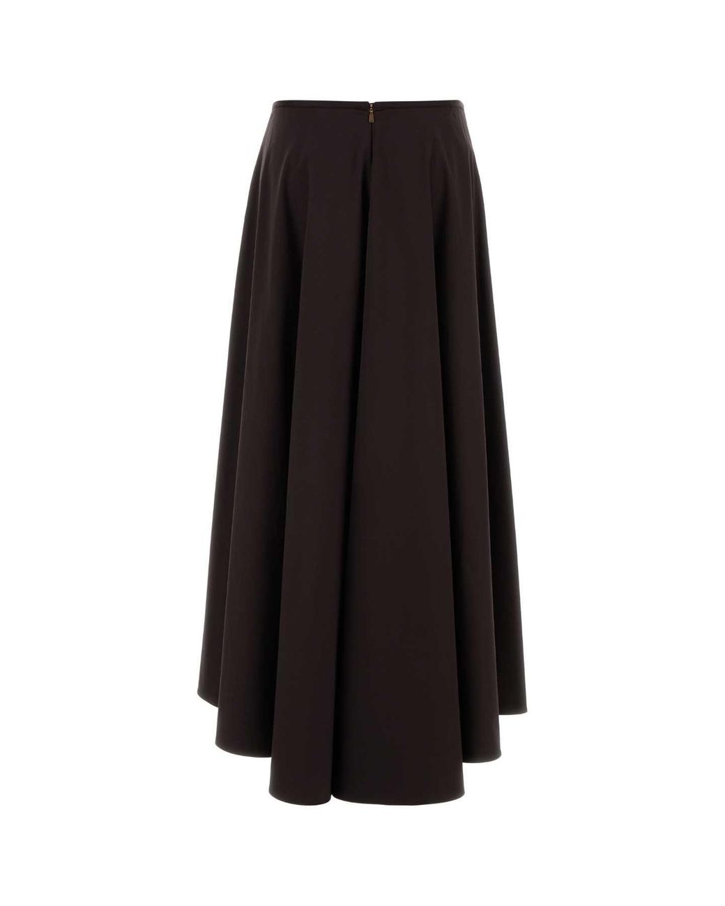 Agnona Black High Low Circle Skirt