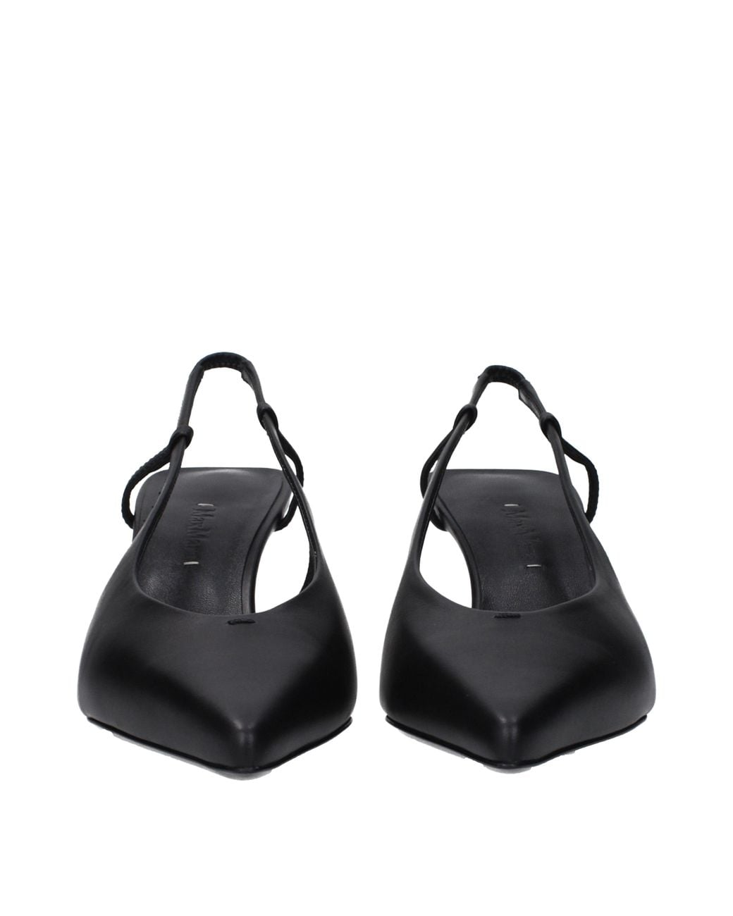 Max Mara Black Sandals Leather