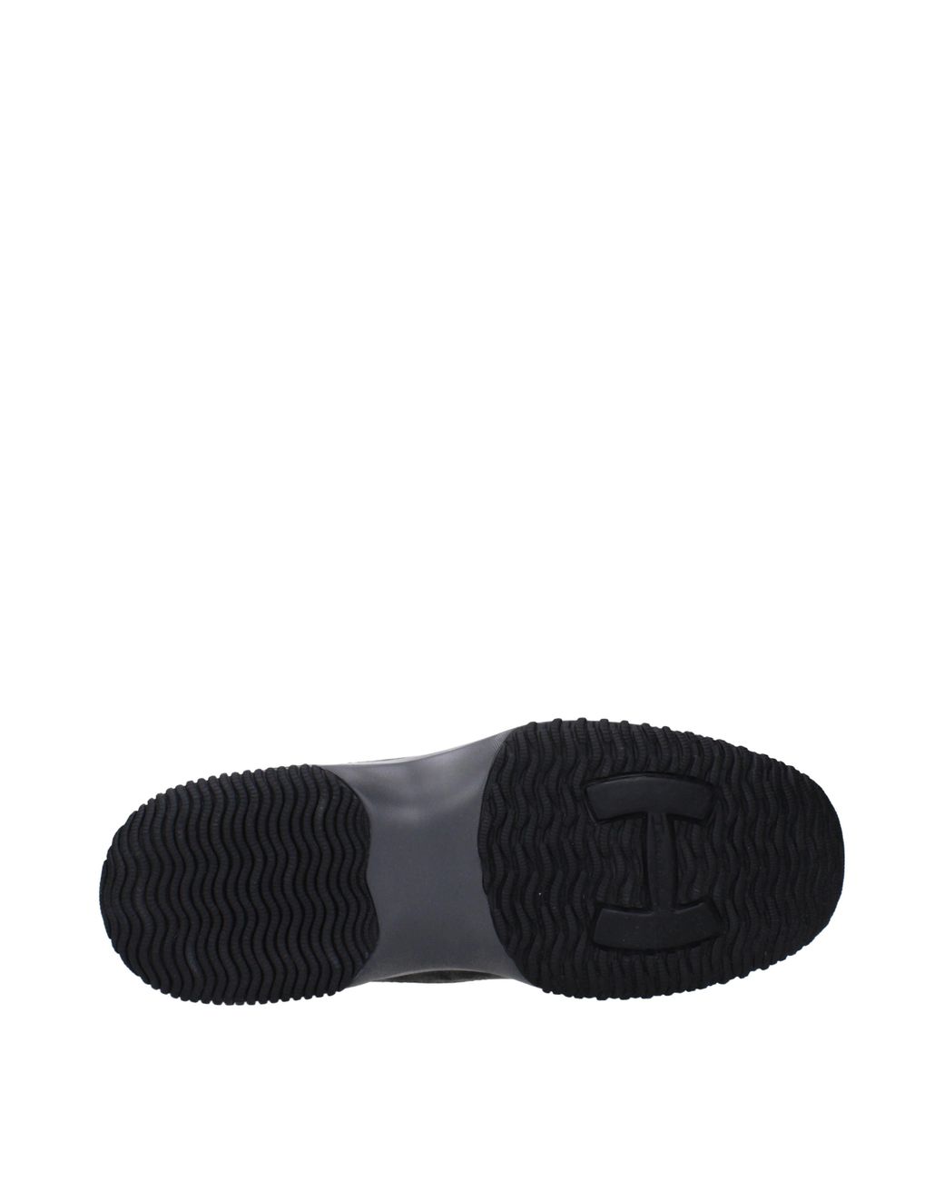 Hogan Black Interactive Sneakers Suede/Taupe for men