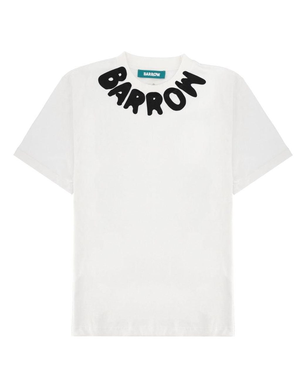 Barrow White T-Shirt Con Logo