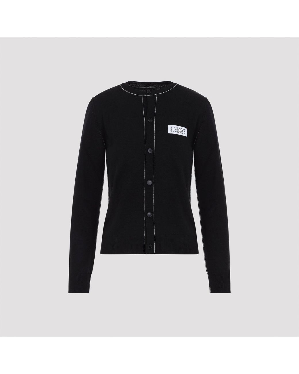 MM6 by Maison Margiela Black Cardigan