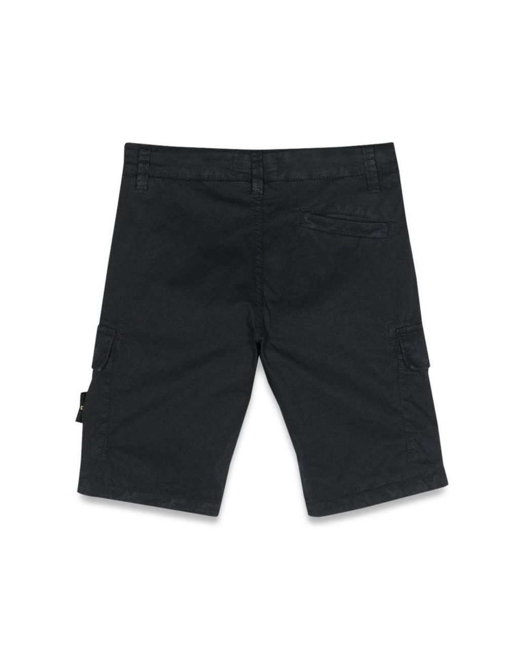 Stone Island White Bermuda Regular