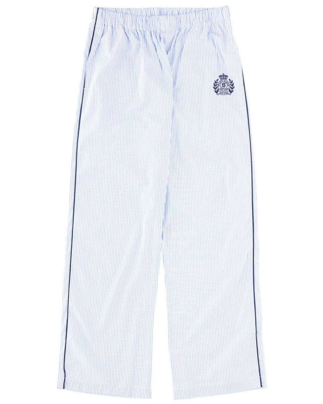SPORTY&RICH Blue Pajama Pants