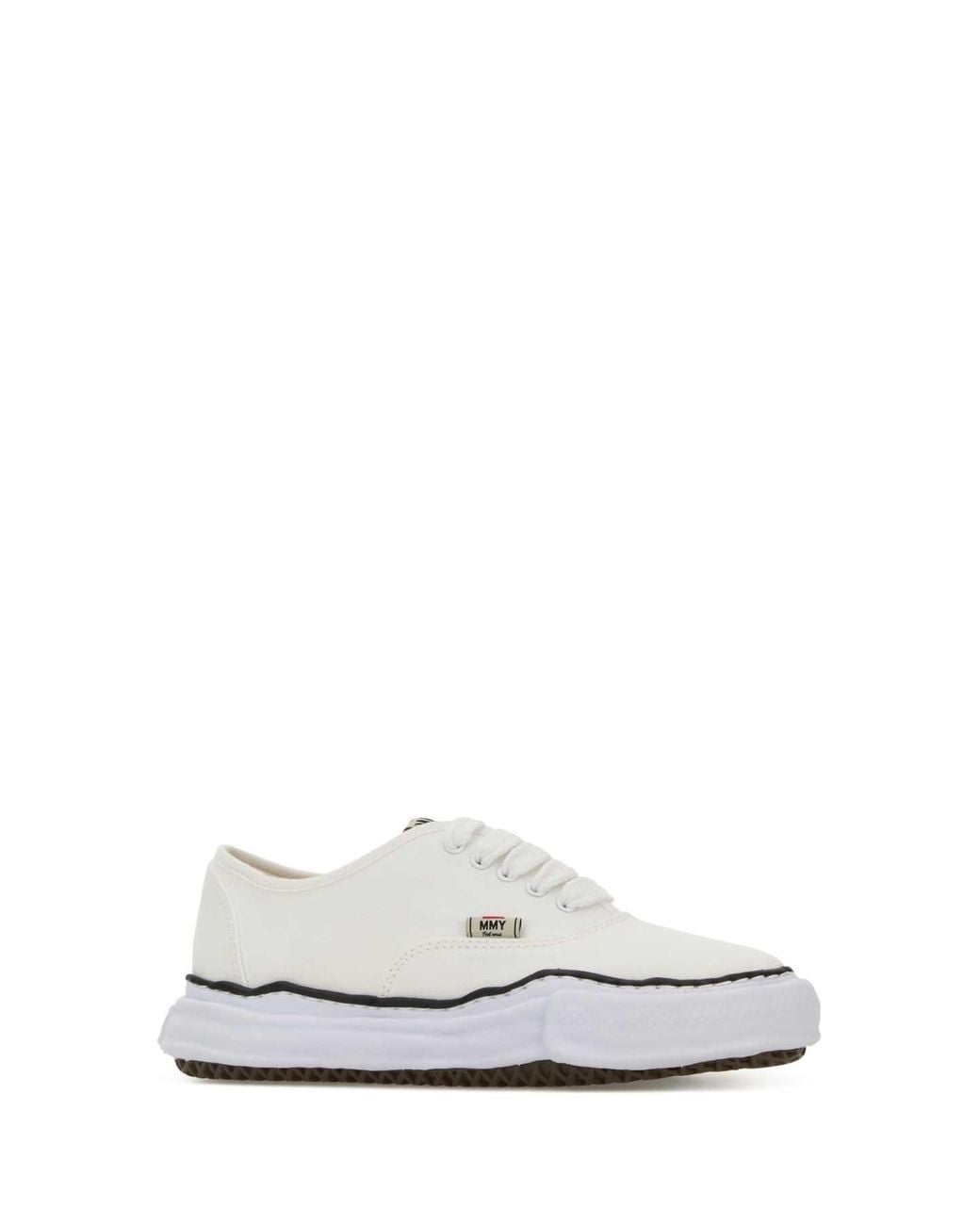 Maison Mihara Yasuhiro White Baker Original Sole Canvas Low-Top Sneaker