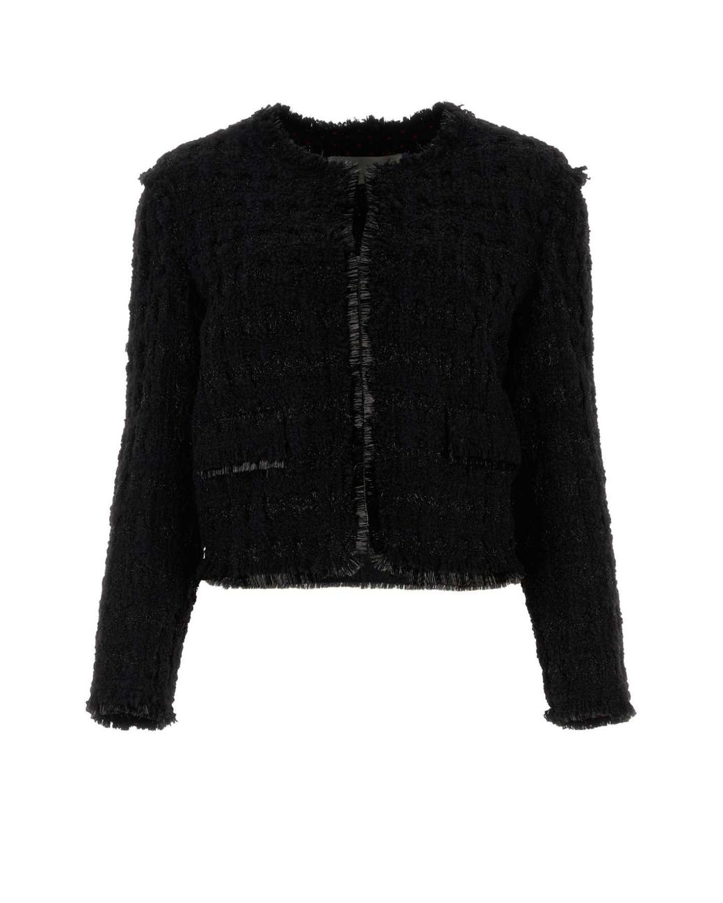 Tory Burch Black Tweed Blazer