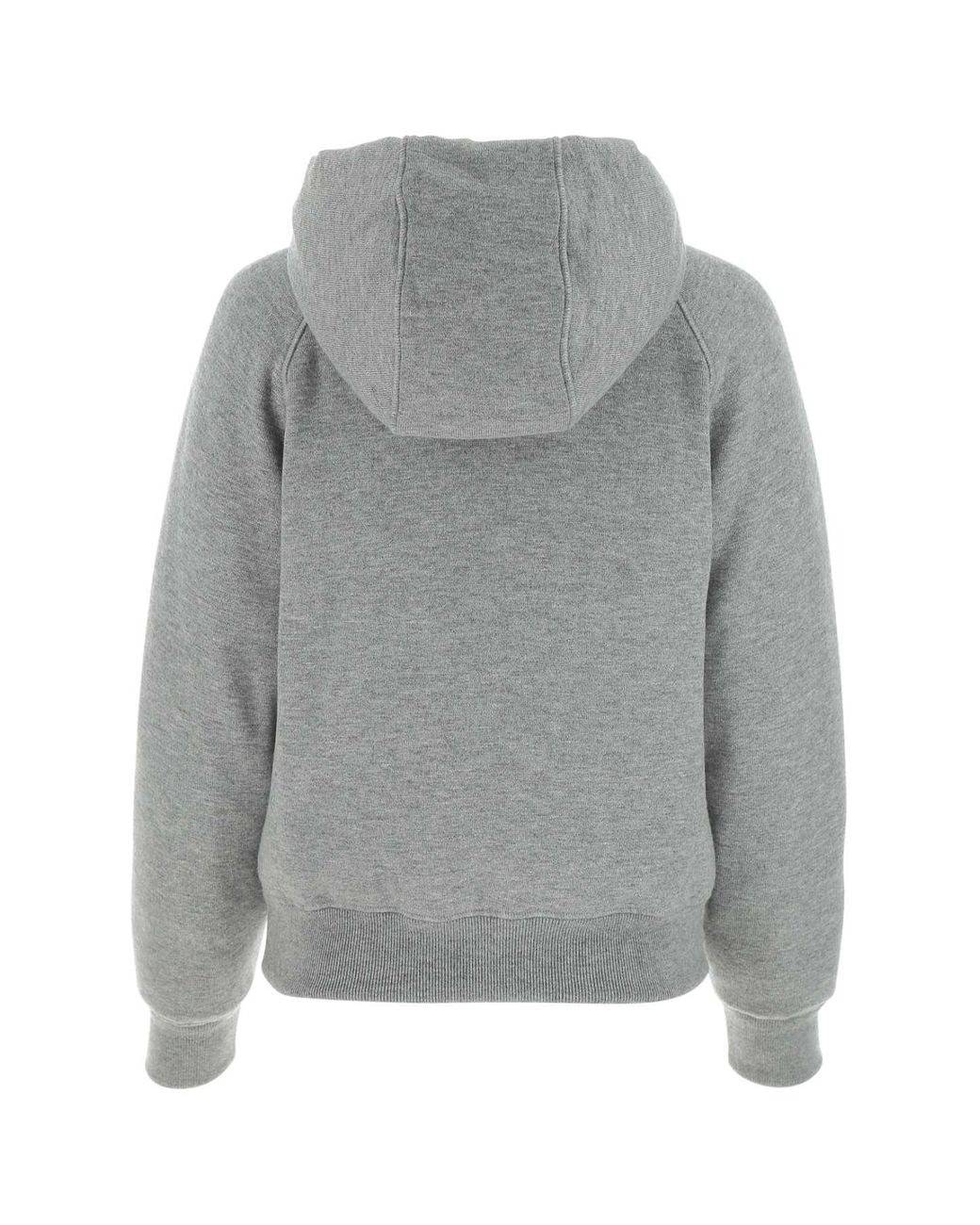 Prada Gray Cashmere Blend Down Jacket