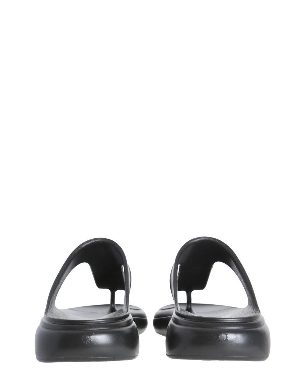 Stuart Weitzman Black Solid Sandals