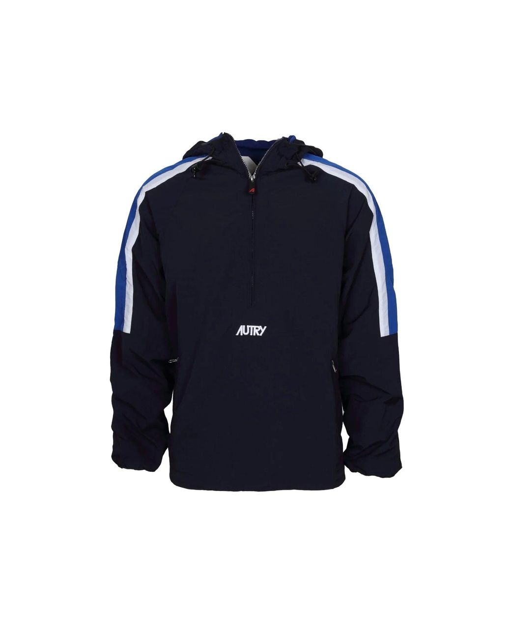Autry Blue Nylon Jacket for men