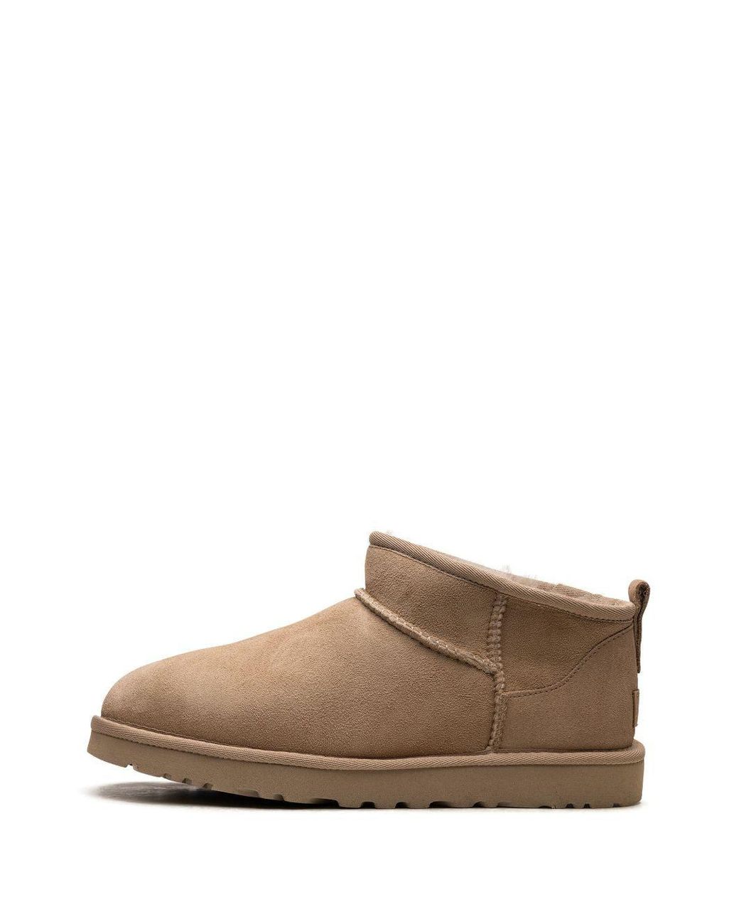 Ugg Brown Classic Ultra Mini Suede Boots For