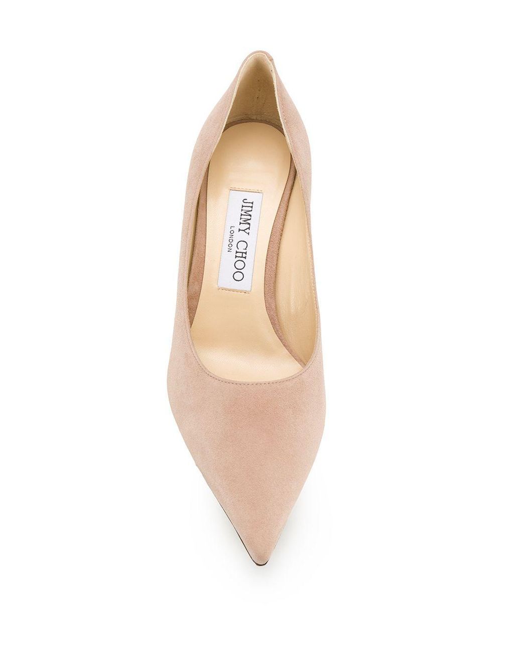 Jimmy Choo Natural Love 65 Suede Pump