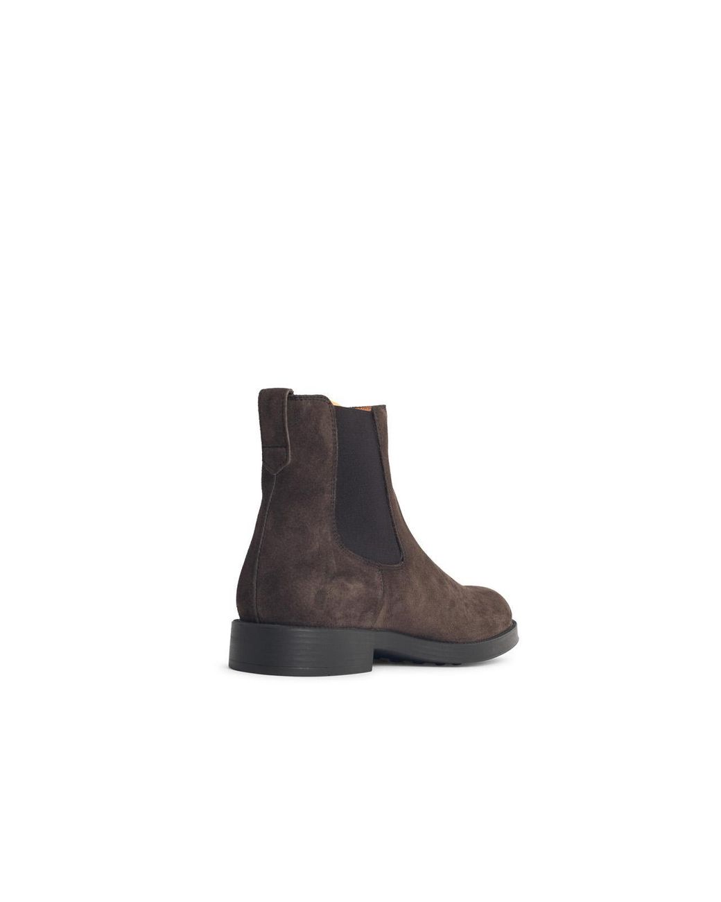 Tod's White 'Chelsea' Suede Leather Ankle Boots for men