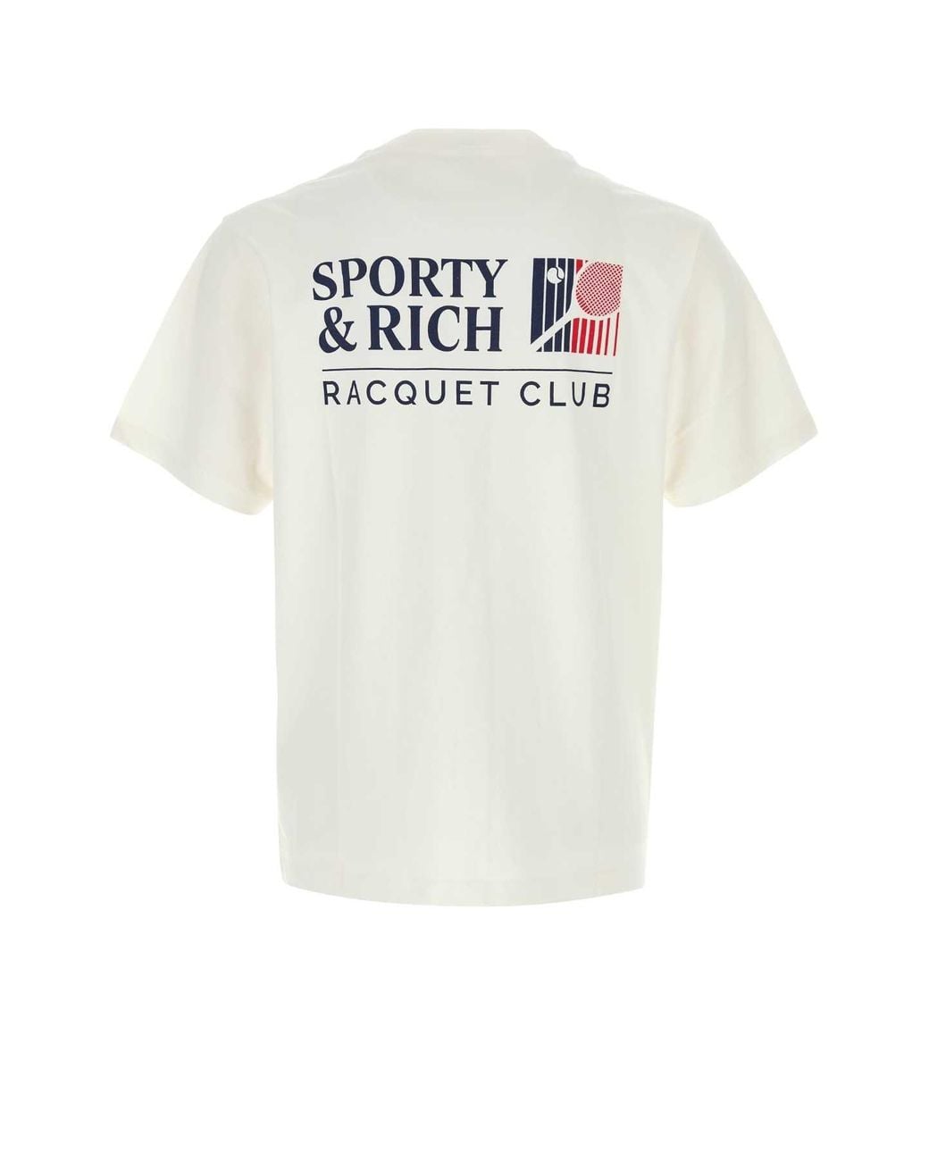Sporty & Rich White Cotton T Shirt