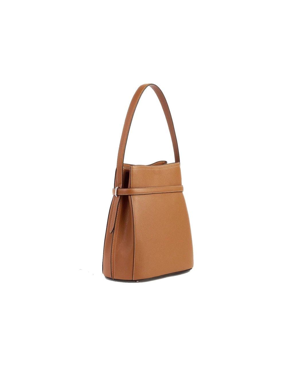 Totême Brown Leather Bucket Bag