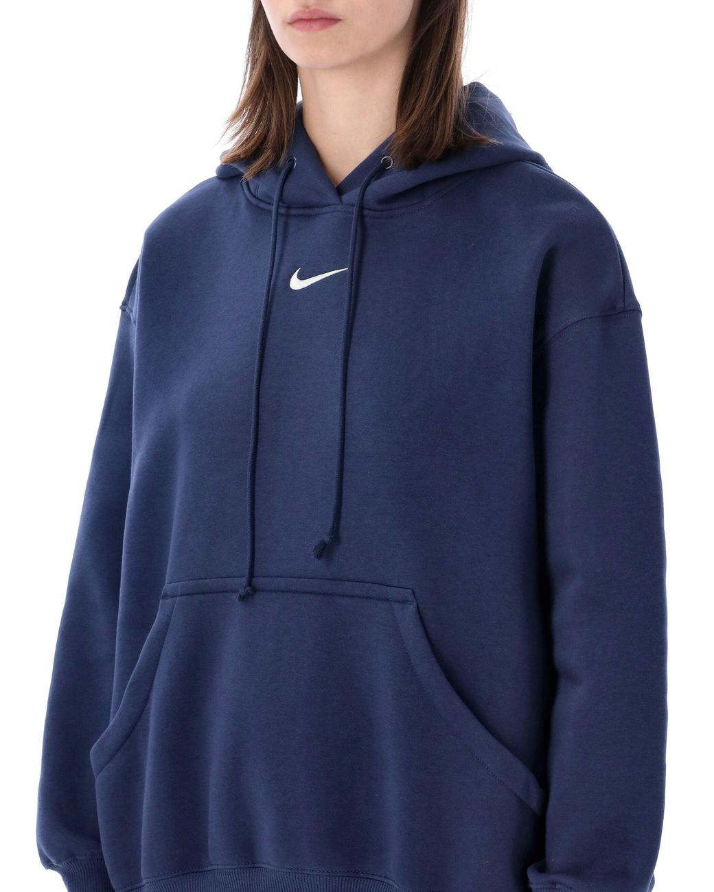 Nike Blue Phoenix Fleece Oversized Hoodie