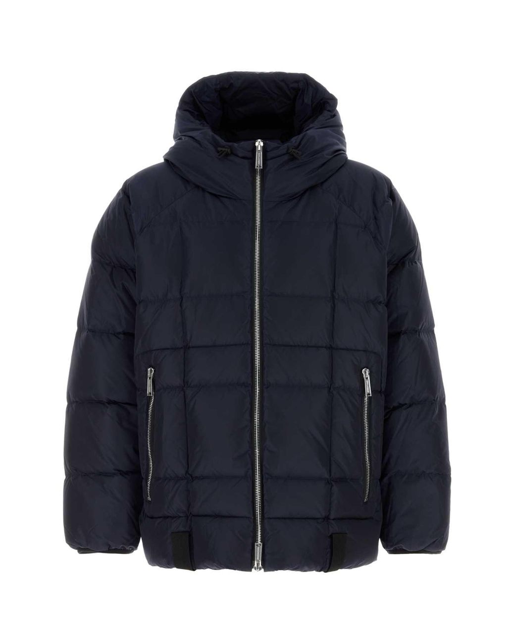 DSquared² Blue Nylon Down Jacket for men