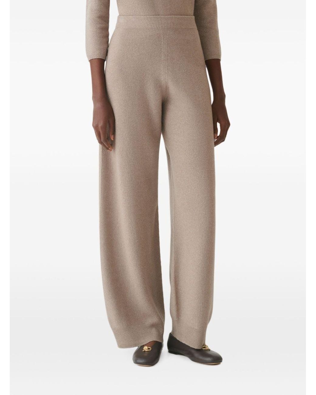 Fabiana Filippi White Wool Blend Trousers