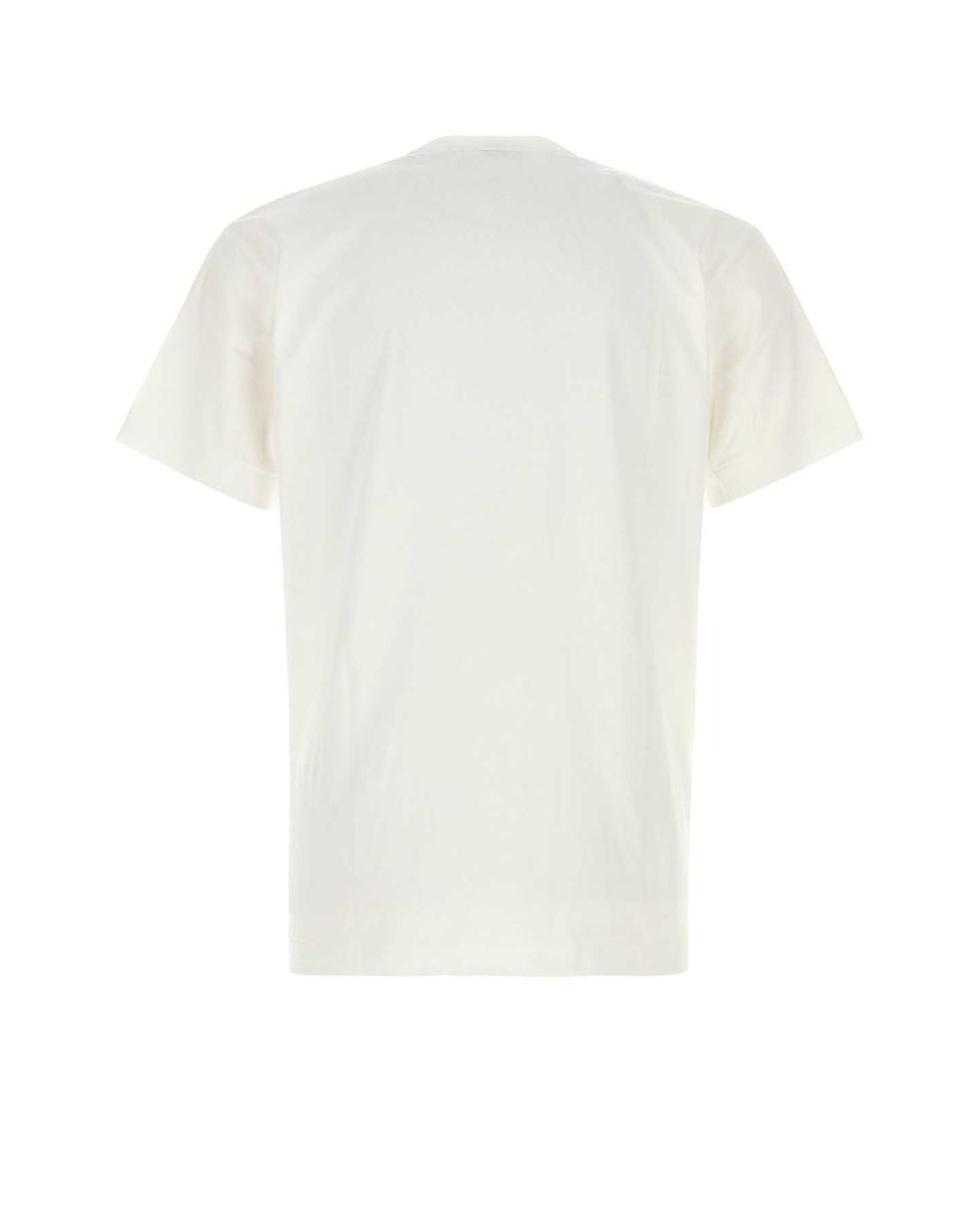 COMME DES GARÇONS PLAY White Cotton T Shirt