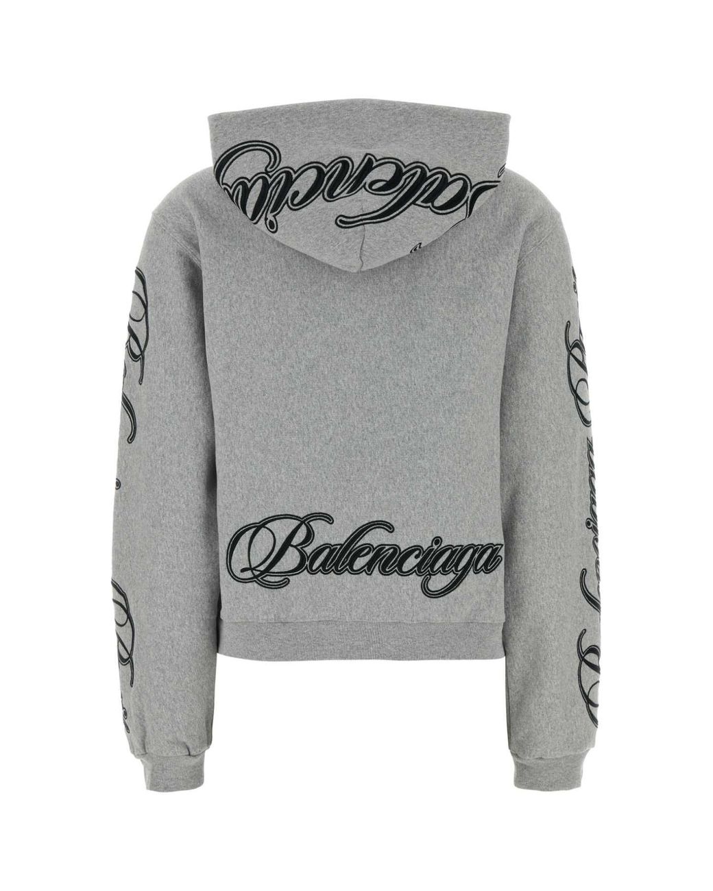 Balenciaga Gray Cotton Sweatshirt